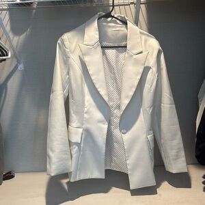 White blazer